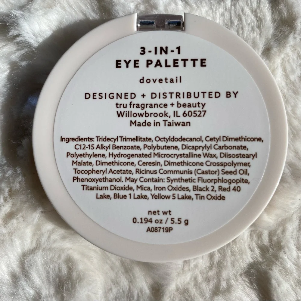 Undone Beauty 3 in‎ 1 Cream Eye Palette Primer Shadow and Liner DOVETAIL